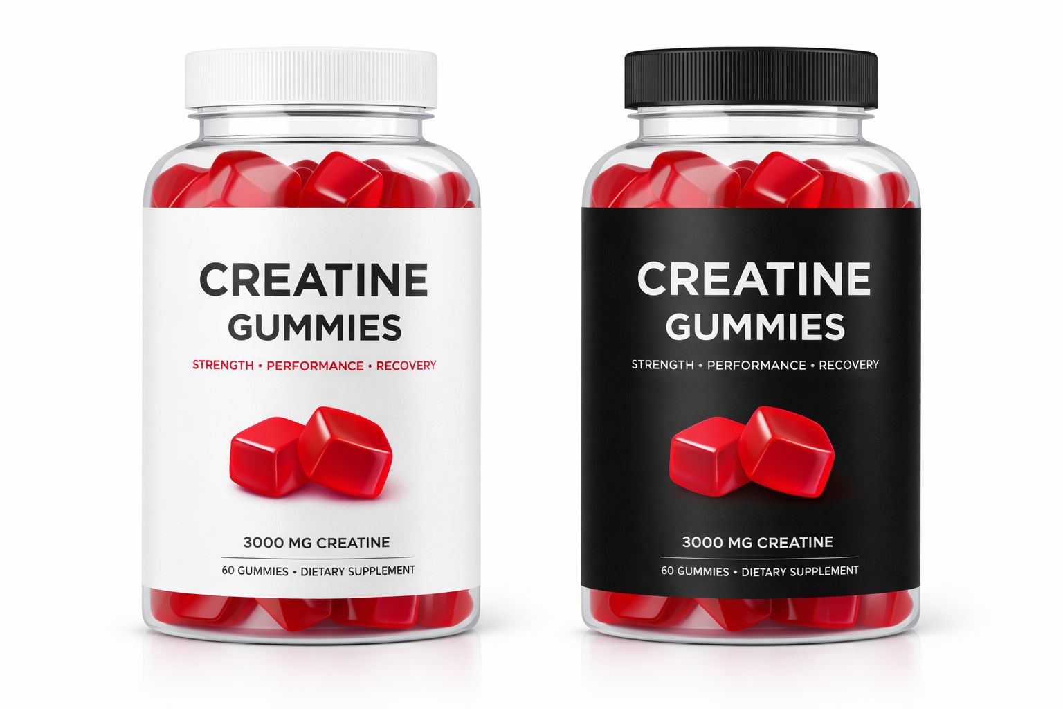 E2 Creatine Gummies - 60 count bottles